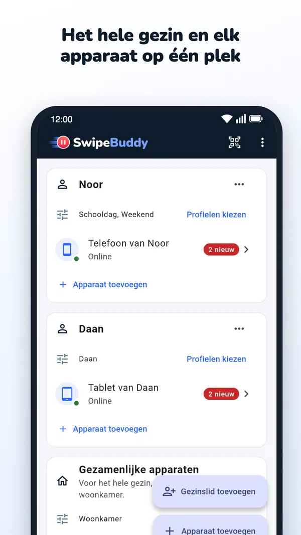 Je gezin en apparaten