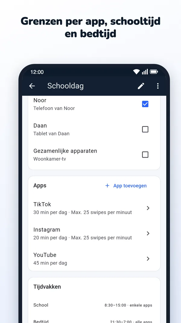 Regels per app